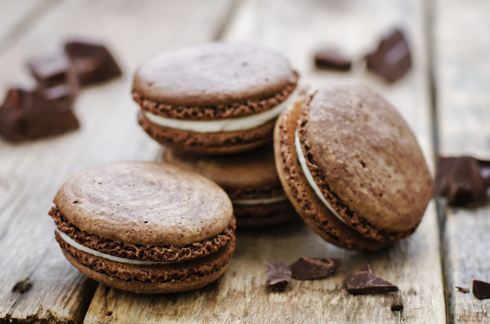 choc macaroons