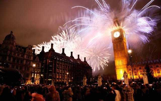 fireworks at big ben