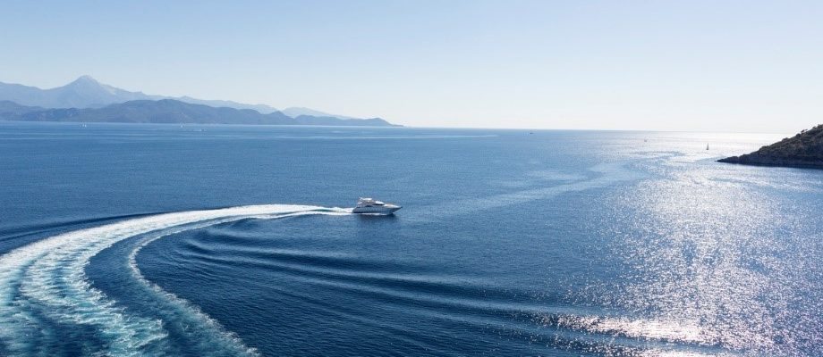 Yacht at Sea