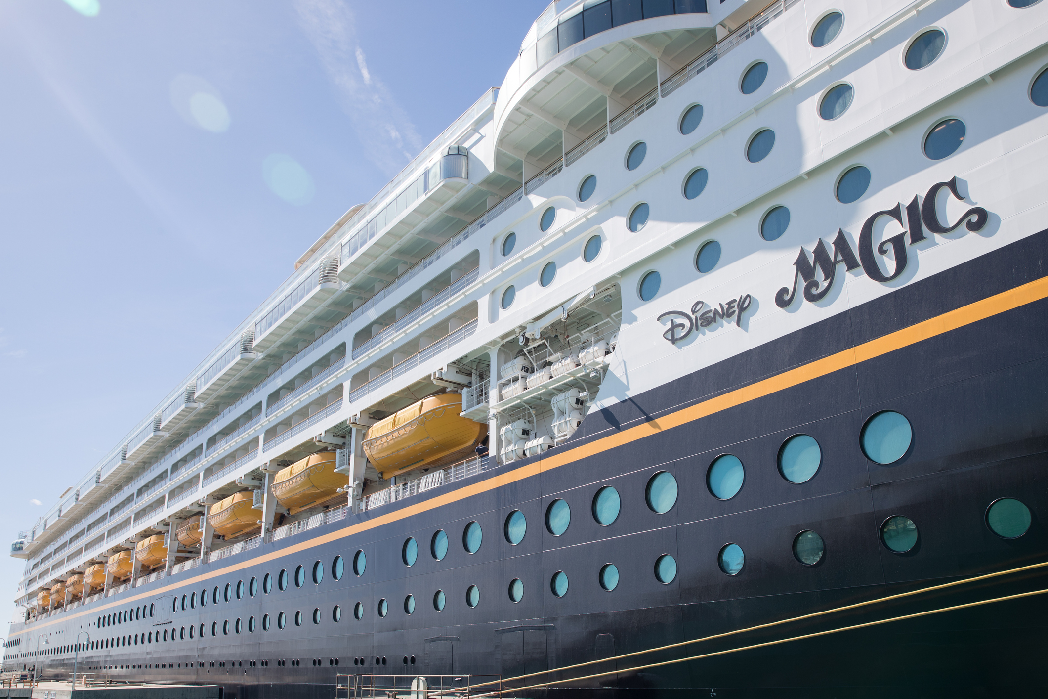 Cruise liner Disney Magic at Key West, Florida 