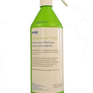 green bottle of product