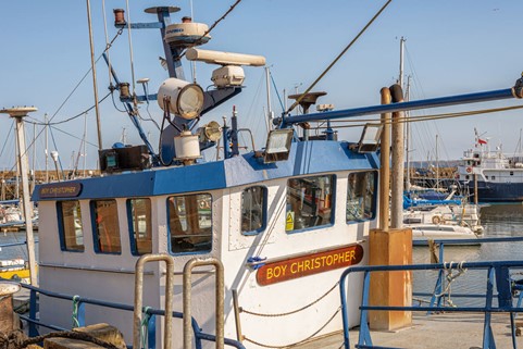 A boat names Boy Christopher