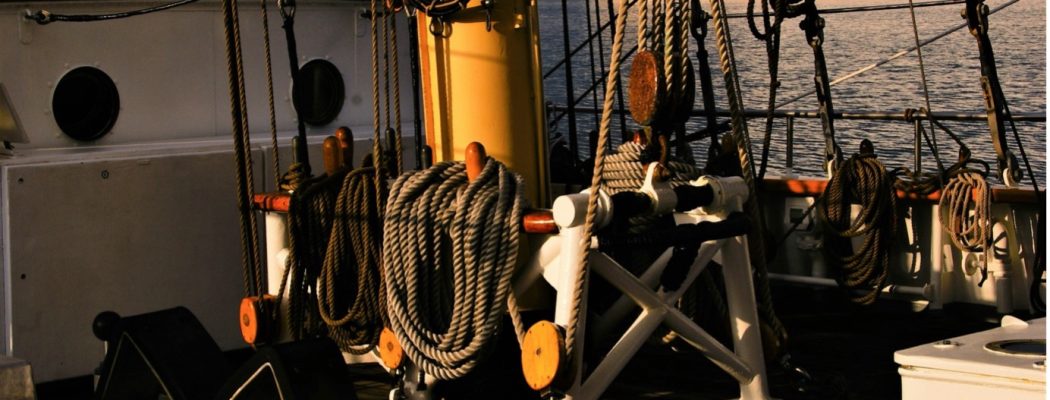 ropes on a boat